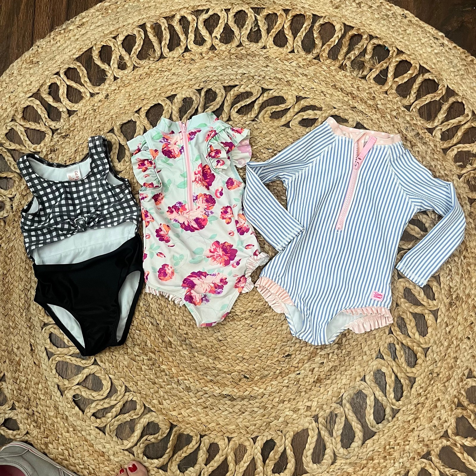 Lot of 3 bathing suits Toddler/Baby Girl 2T