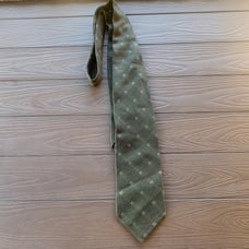 Giorgio Armani designer dark green pattern tie!