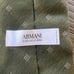Giorgio Armani designer dark green pattern tie!