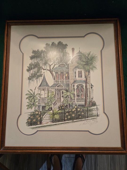 Vtg. Michael Hargrove 1978 Watercolor Victorian House Signed