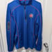 Men's M Chicago Cubs Columbia Golf Blue Omni-Wick Panel 1/4 Zip Pullover Jacket