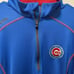 Men's M Chicago Cubs Columbia Golf Blue Omni-Wick Panel 1/4 Zip Pullover Jacket