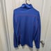 Men's M Chicago Cubs Columbia Golf Blue Omni-Wick Panel 1/4 Zip Pullover Jacket