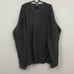 ashy green vintage 90s oversized essential basic vneck cotton knit sweater