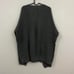 ashy green vintage 90s oversized essential basic vneck cotton knit sweater