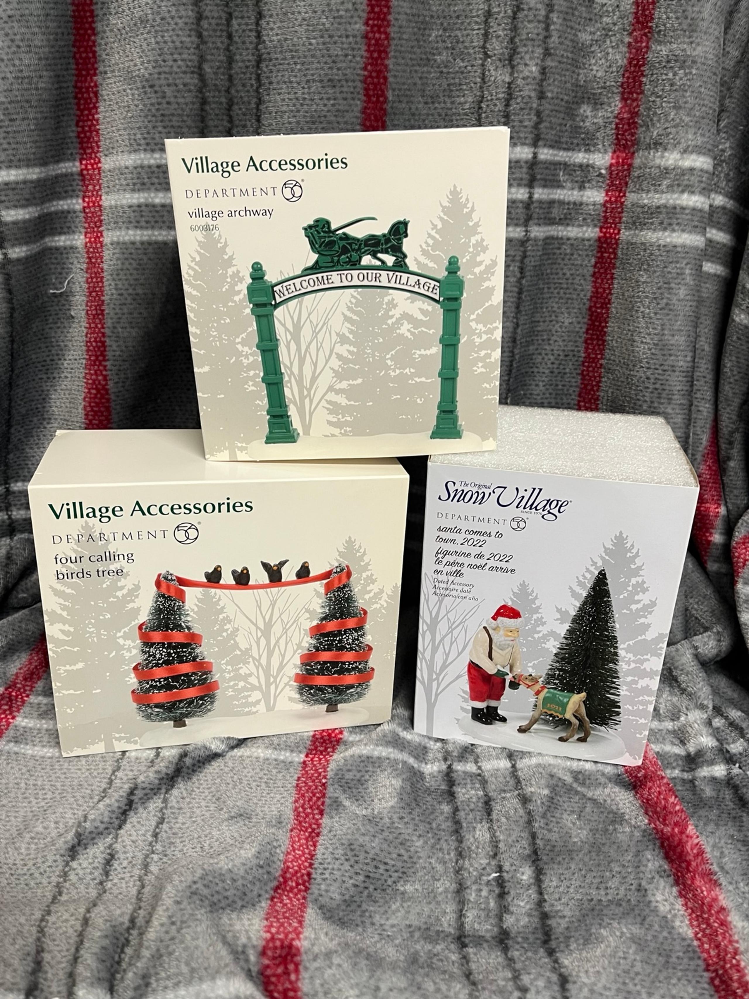 Department 56 Accessories Set Of 3