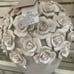 Rachel Ashwell Shabby Chic White Flowers lamp NEW WOT & THE SHADE!!!