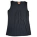 Tory Burch Top Women's 8 Black Silk Satin Sleeveless Redo Top