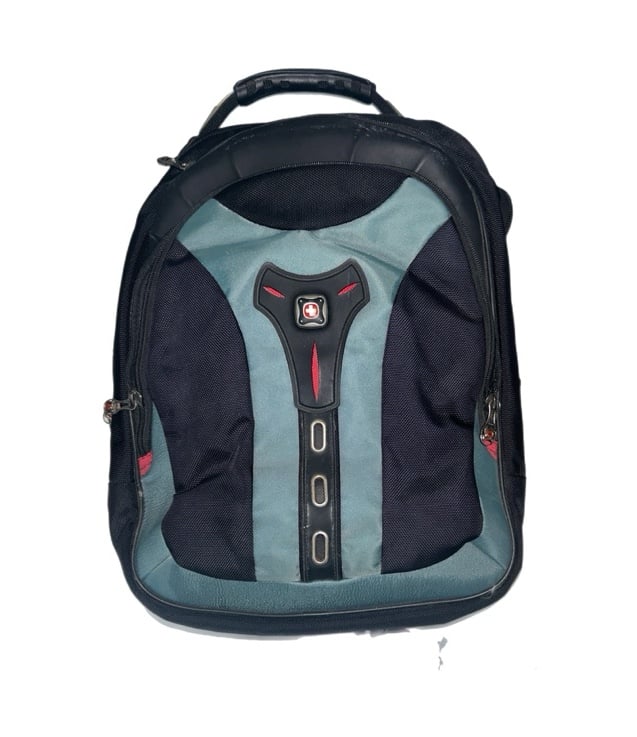 Wenger Swiss Gear Pegasus Green Black Professional 17” Laptop Travel Backpack