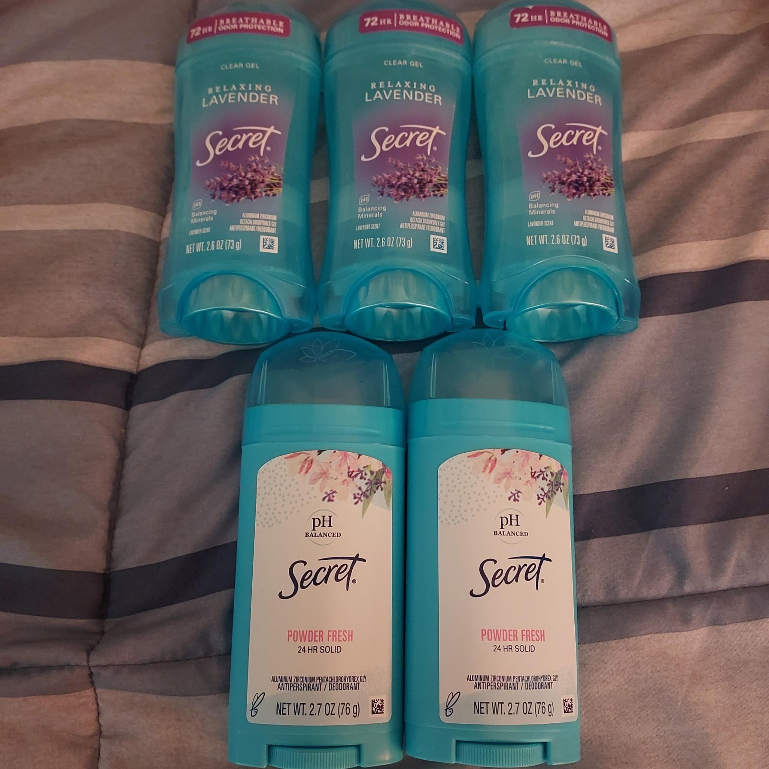 Secret deodorant bundle 5 new