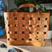 Amerileather Dorgon Latigo Leather Basket Handbag