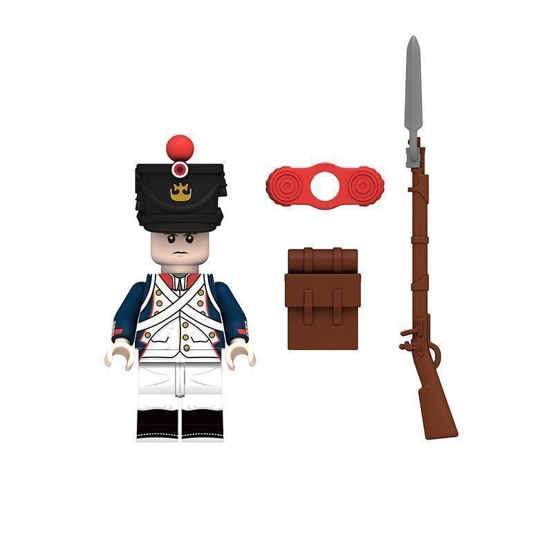 Lego-compatible Napoleonic Wars French Line Infantry (10 figures)