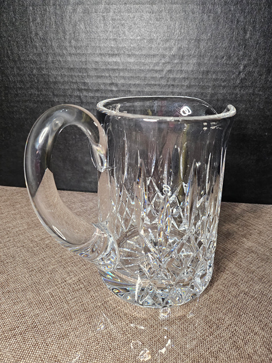 Waterford Lismore 32 Ounce Crystal Pitcher Signed 6 Tall