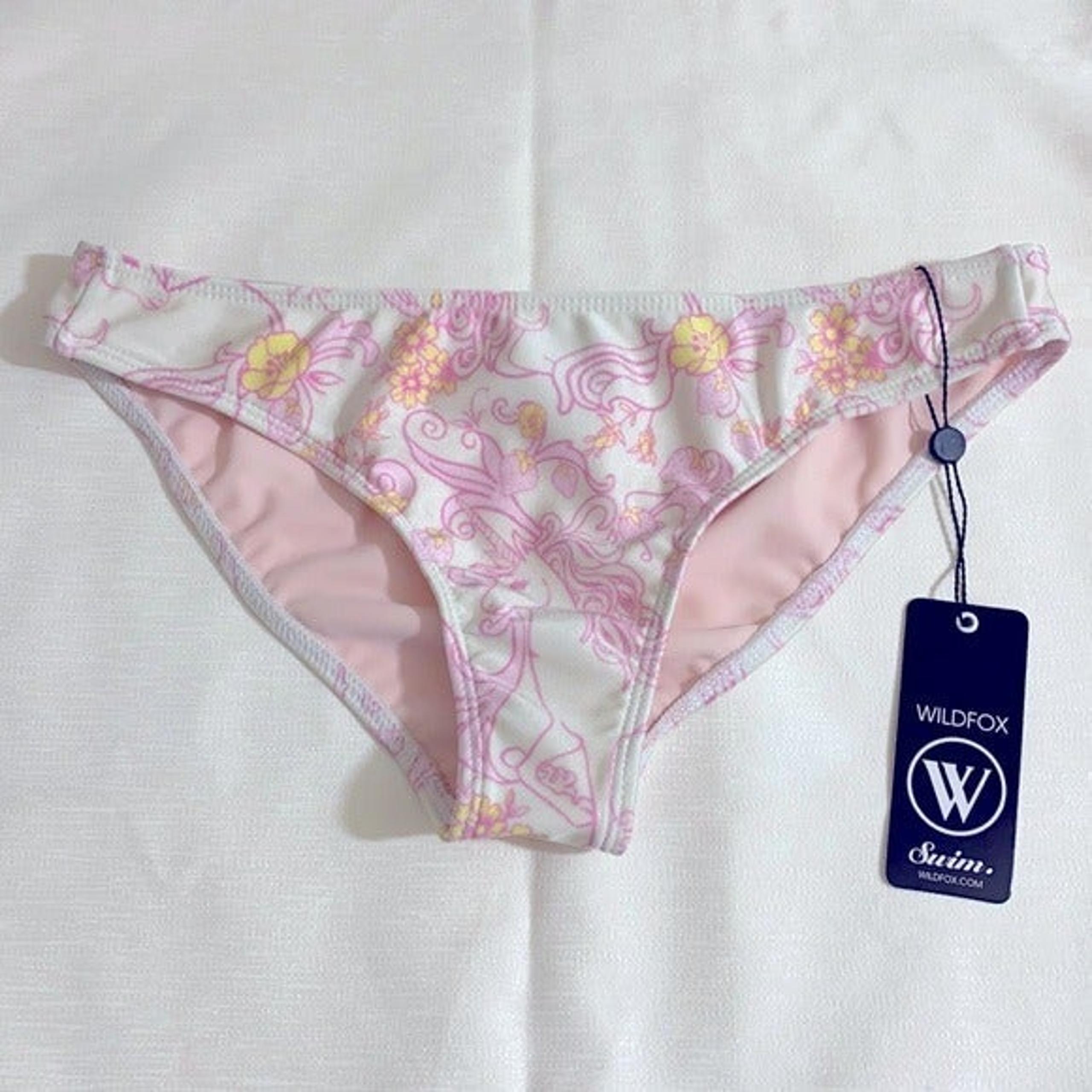 Size S--WILDFOX Women's Floral & Unicorn Prints Bikini Bottom