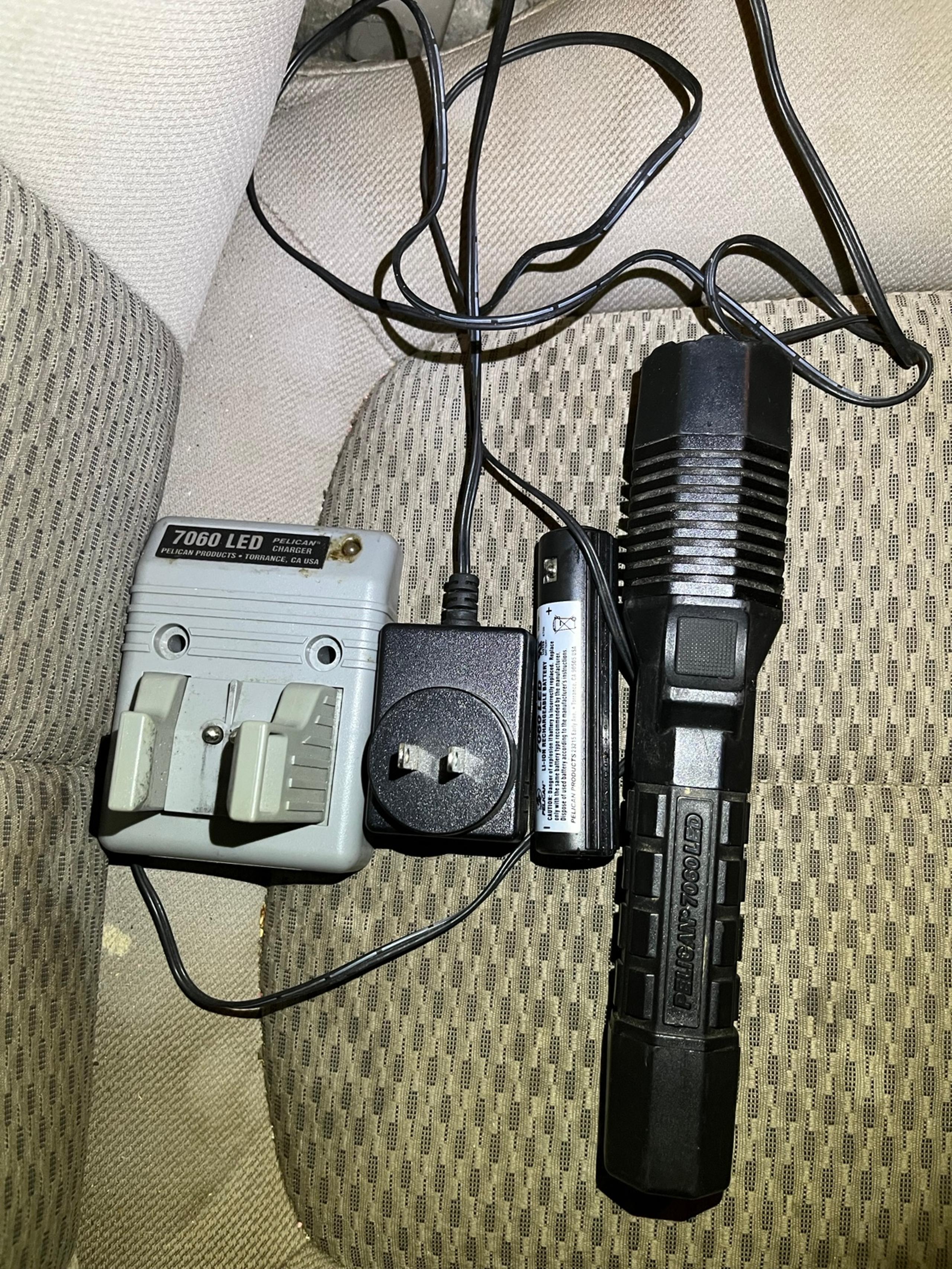 Pelican 7060 LED flashlight.
