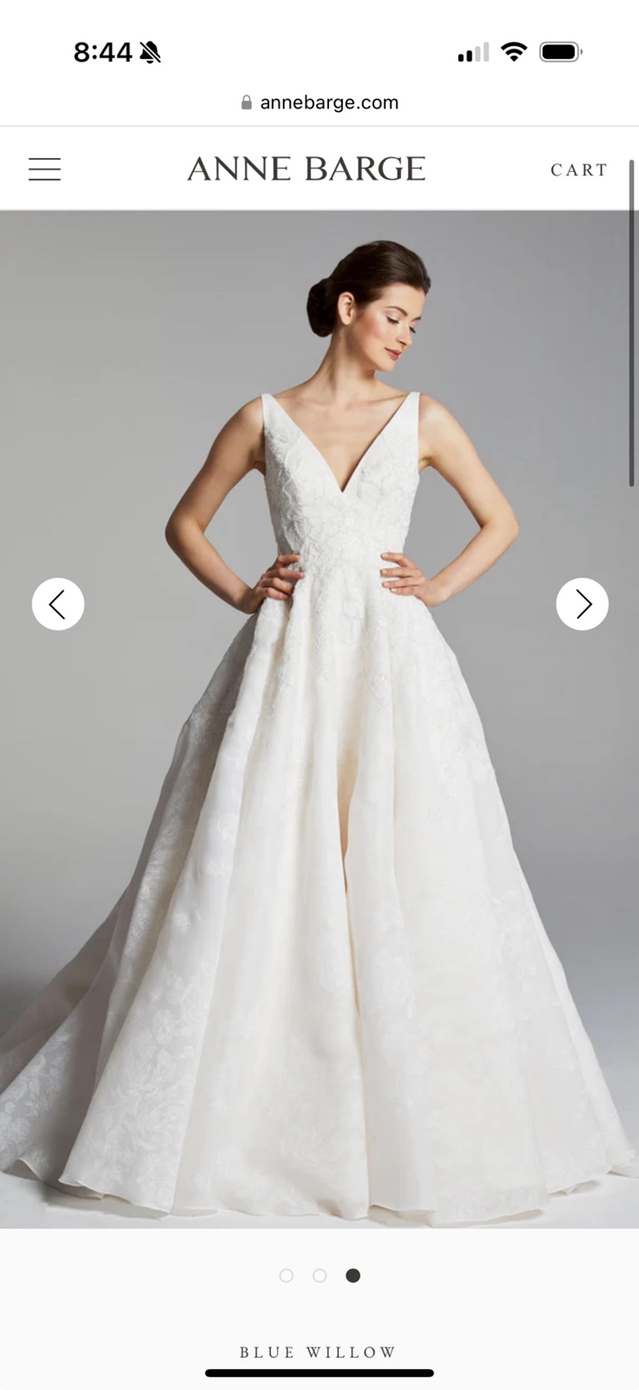 Anne Barge Lupita gown