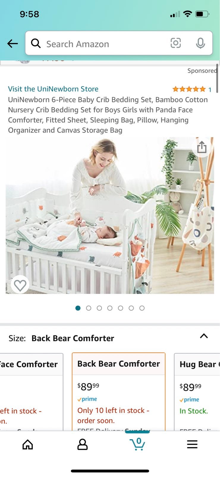 UniNewborn Crib Set