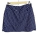 Tzu Tzu Tie Size M Skort Size M Polka Dots Blue White Skirt