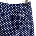 Tzu Tzu Tie Size M Skort Size M Polka Dots Blue White Skirt