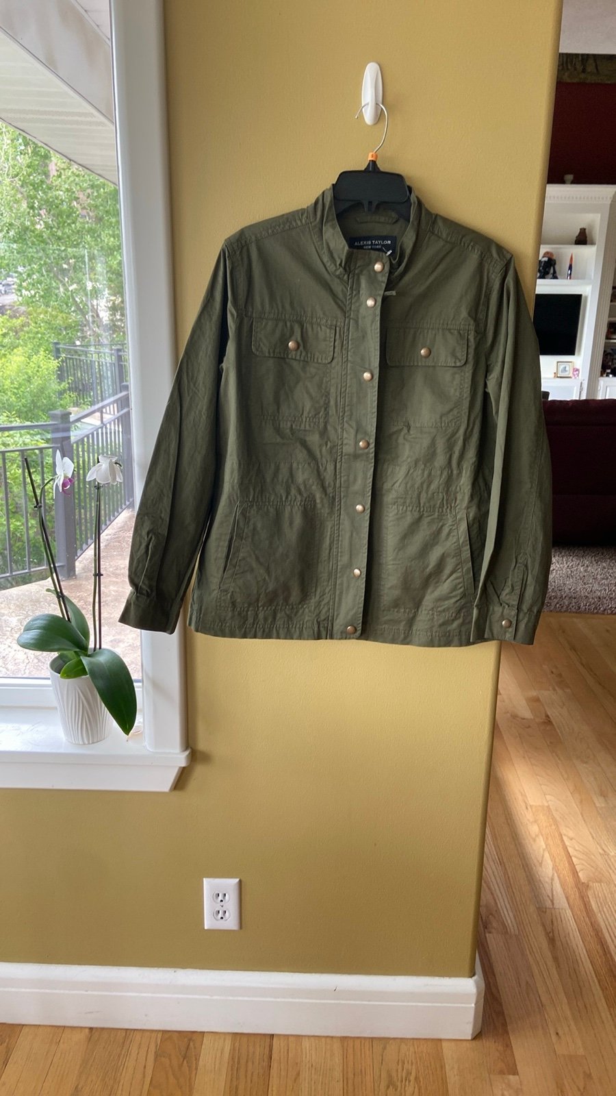 NWT Green Military Style Jacket