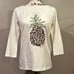 Tommy Bahama Sequin Pineapple Lux Cotton 3/4 Sleeve Shirt