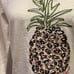 Tommy Bahama Sequin Pineapple Lux Cotton 3/4 Sleeve Shirt