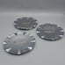 RARE 3x Diablo Custom Chrome Car Center Wheel Caps MCD0320YA01 CD0004