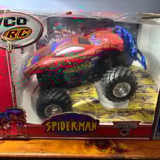 Tyco R/C Spider-Man Monster Jam Truck 2002 Marvel Pre-Owned With Box!
