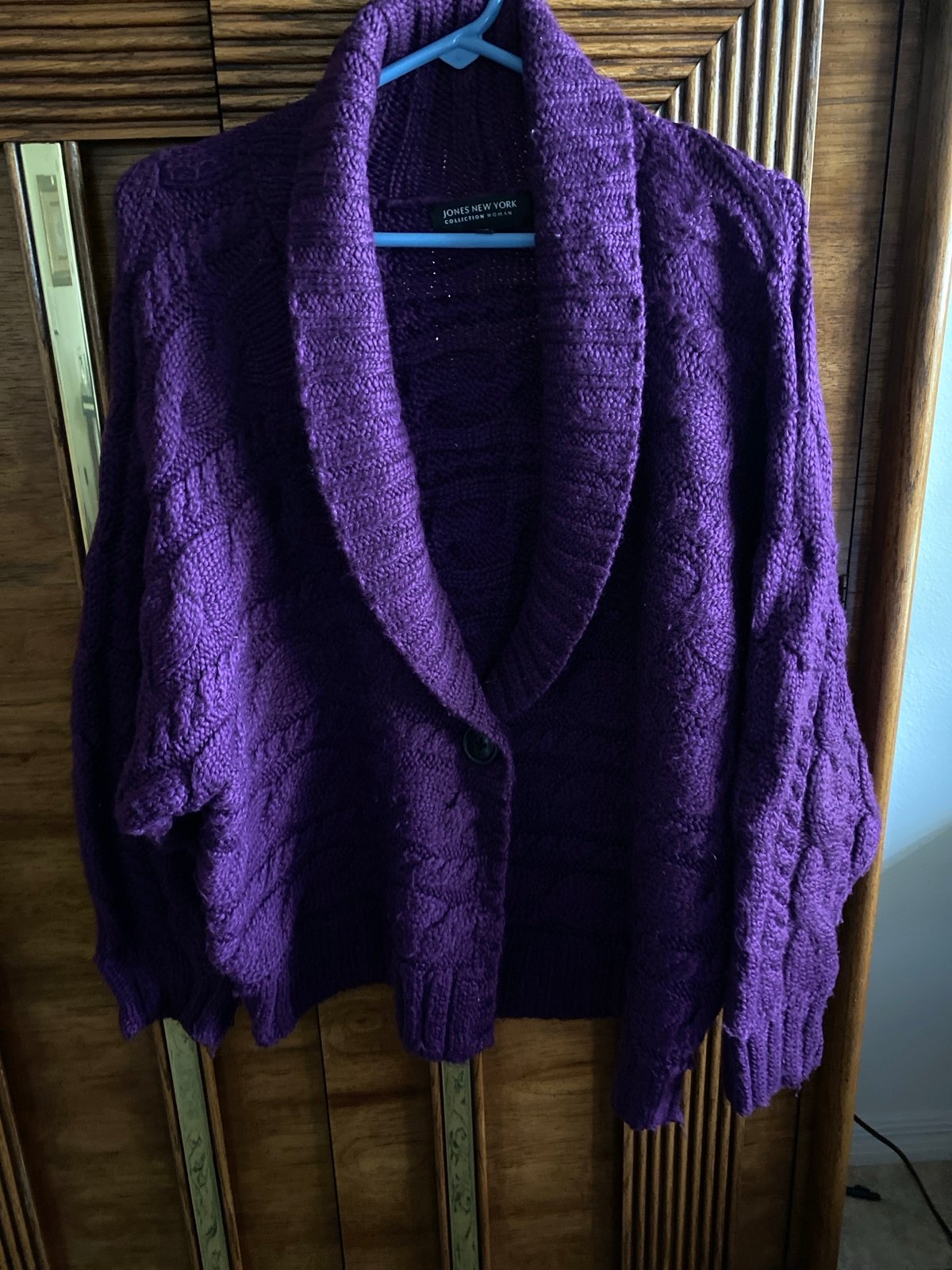 Jones New York cardigan sweater in very good condition .