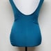 Vintage Land's End Turquoise Maillot Swimsuit
