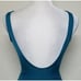 Vintage Land's End Turquoise Maillot Swimsuit
