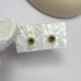 Small Faux Emerald Stud Earrings for Women