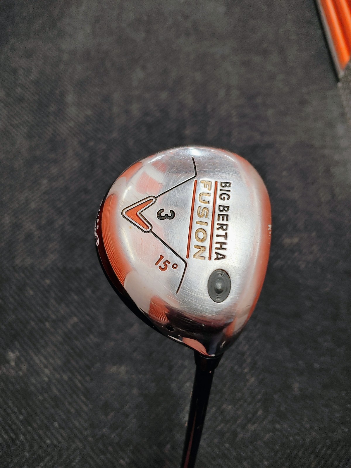 Callaway Big Berta Fusion 3 Wood 15 degree Stiff Flex Shaft Golf club