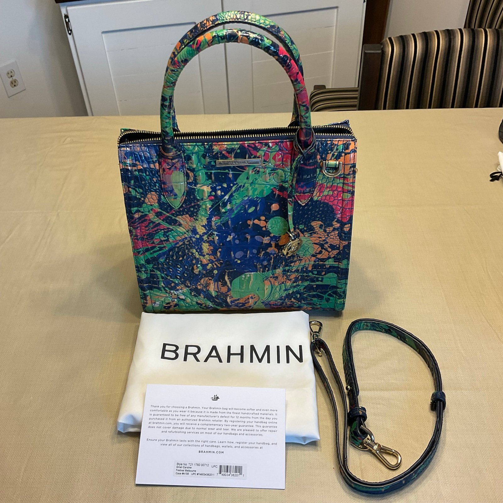 Brahmin Small Festival Melbourne Satchel