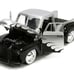 1953 Chevrolet 3100 Pickup Truck Silver Metallic with Black Flames