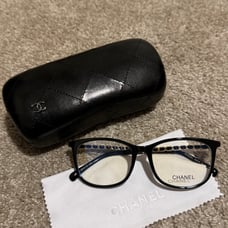 Chanel SQUARE BLUE LIGHT GLASSES