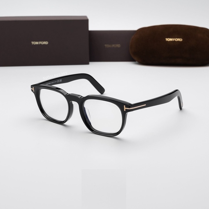 NEW Tom Ford FT5930DB-001 Blue Block Eyeglasses