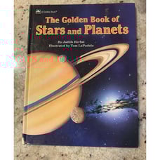 The Golden Book of Stars and Planets by Judith Herbst 1988 Hardcover