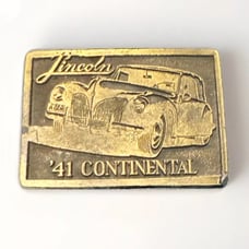 Brass 1941 Lincoln Continental Made In USA No.1139 Instyle 1978