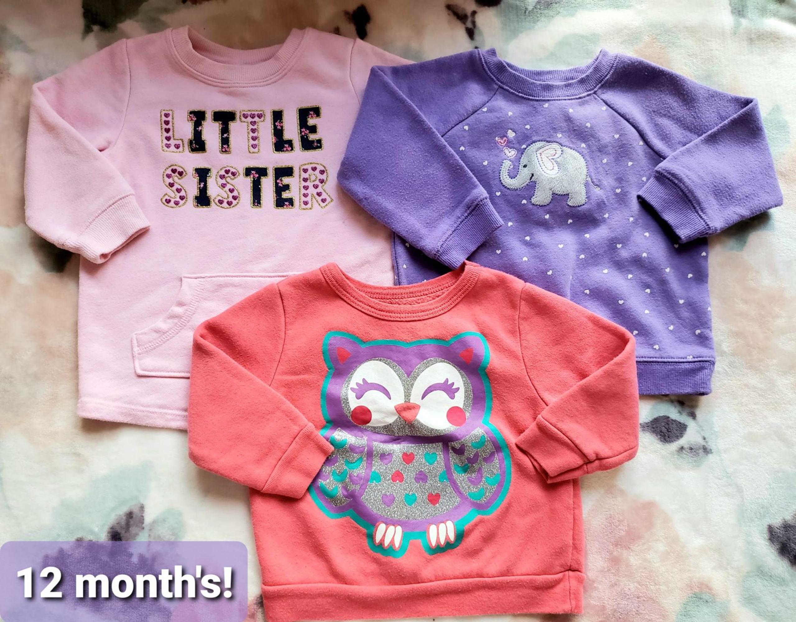 Adorable & cozy warm 12 month sweater bundle!