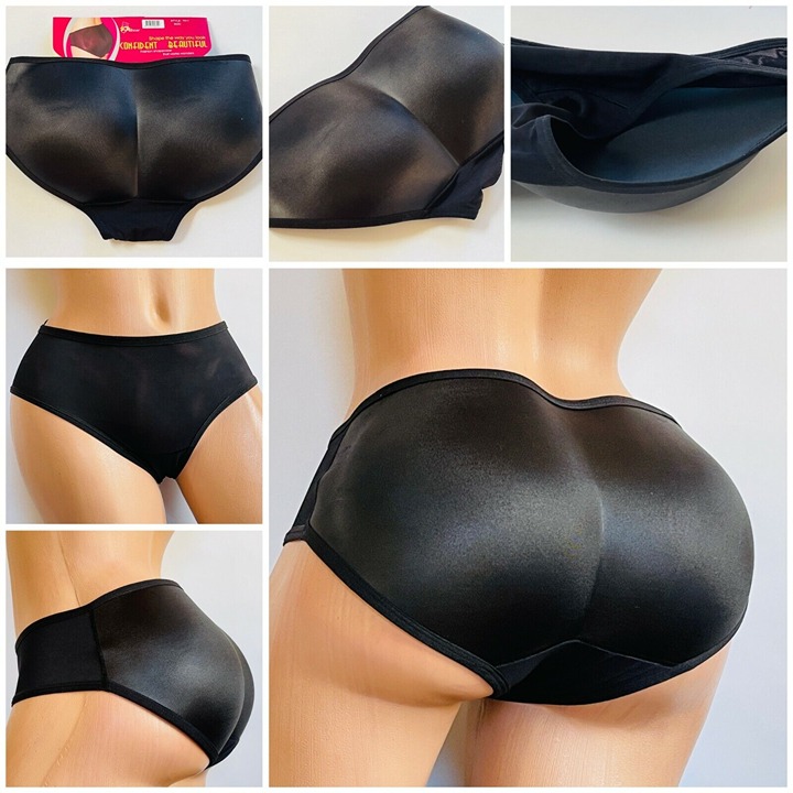Padded Women Fake Buttock Butt Enhancer Panties Underwear Control Molded ∙L