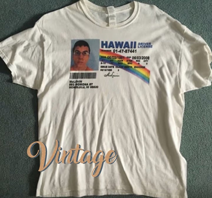 McLovin Superbad T Shirt Size Large