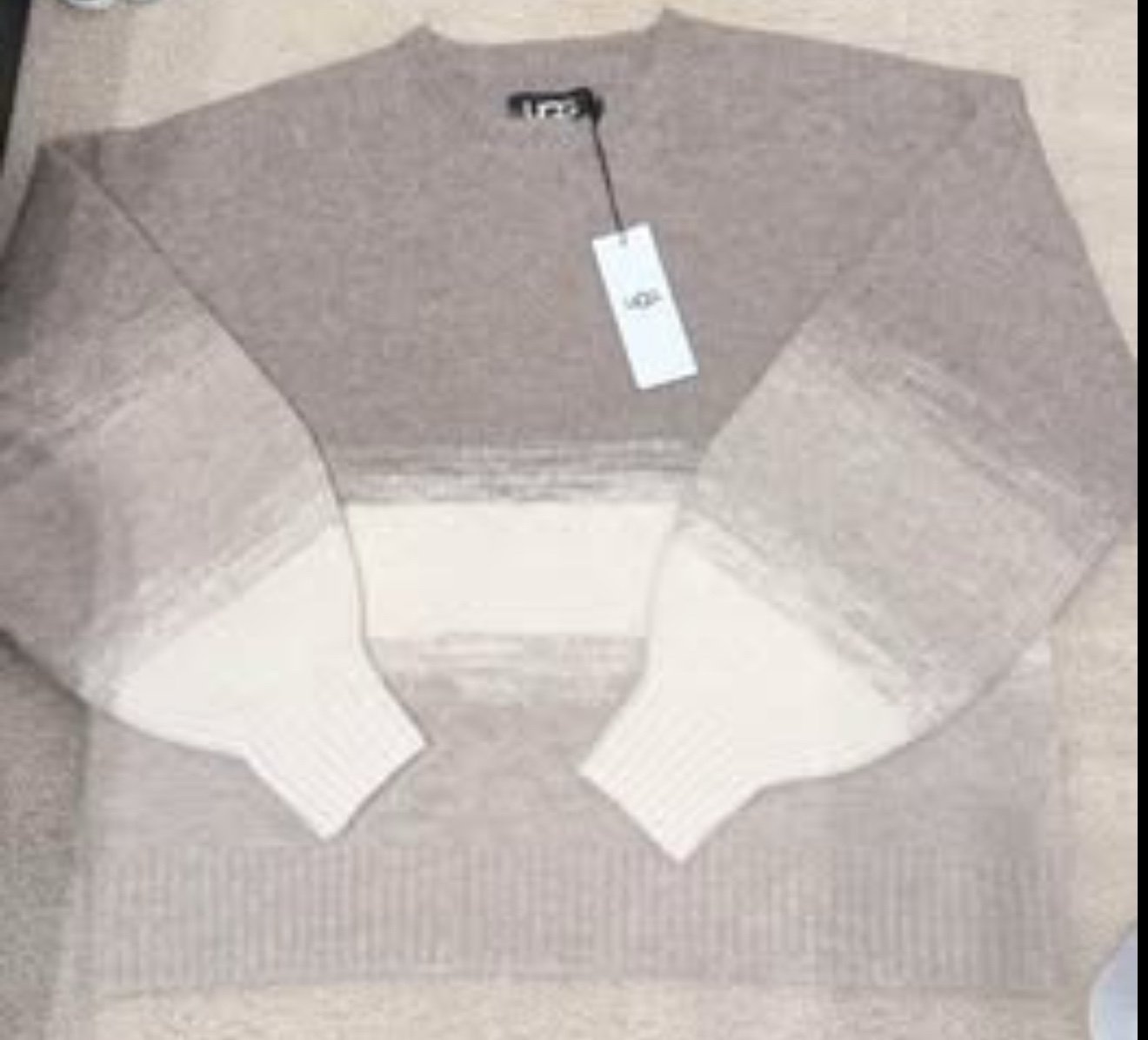 Ugg new sweater super warm wool but it itchy