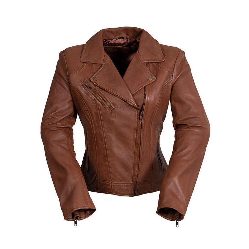 Genuine Sheepskin Leather Jacket for women (Sizes XS-5XL)