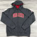 Colosseum Women's M Charcoal Ohio State Buckeyes Arched Name Full-Zip Hoodie
