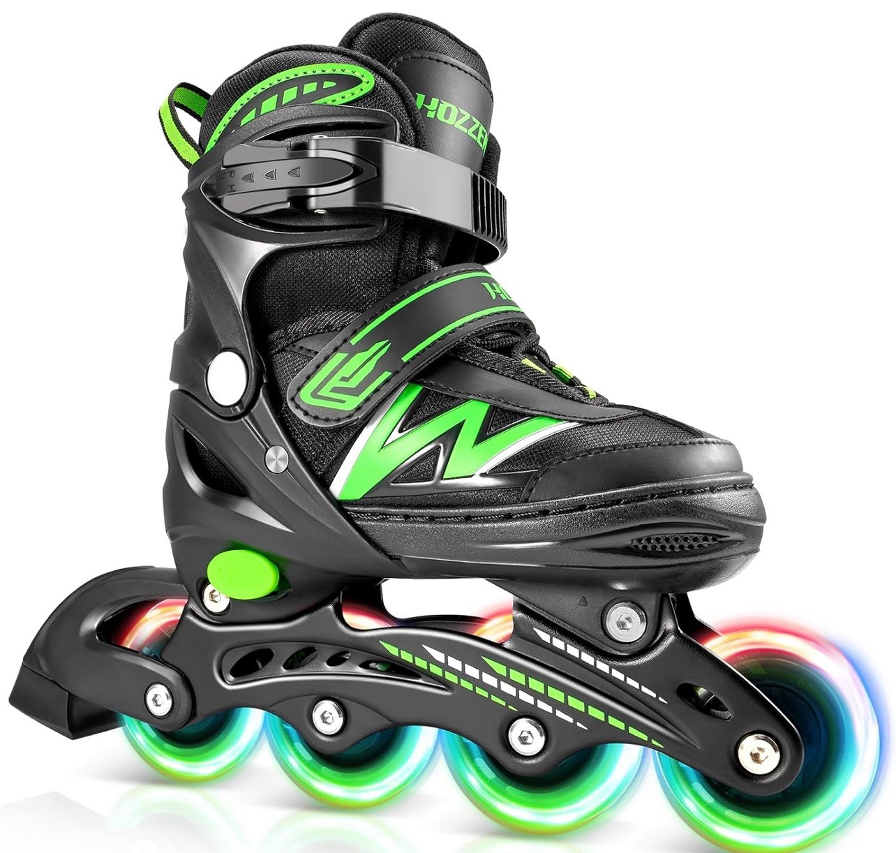 Inline Skates for Kids Girls Boys, Adjustable Light Up Inline Skates with Illumi