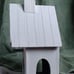 Homemade decorative church birdhouse