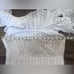 TORY BURCH White Tonal Stripe Cotton Seersucker Dress Size 4