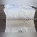 TORY BURCH White Tonal Stripe Cotton Seersucker Dress Size 4