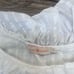 TORY BURCH White Tonal Stripe Cotton Seersucker Dress Size 4